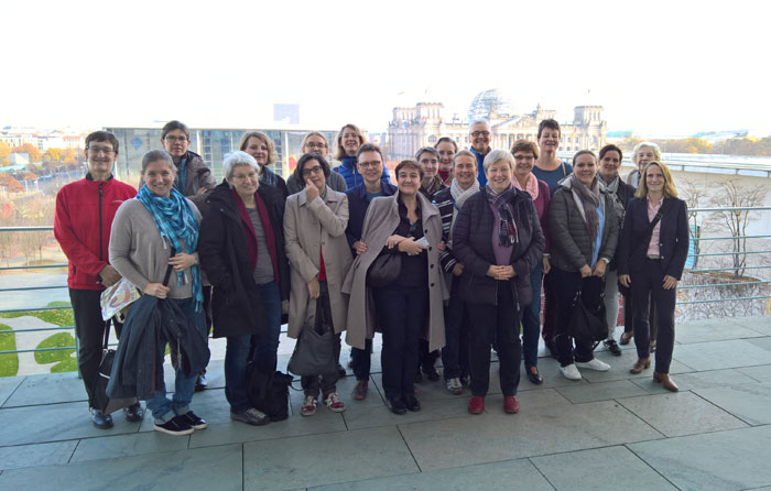 Foto: Kanzleramtsbesuch der Wirtschaftsweiber Berlin