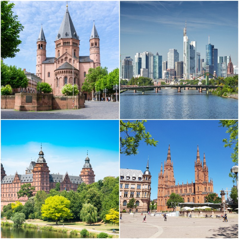 Mainz Frankfurt Wiesbaden Aschaffenburg