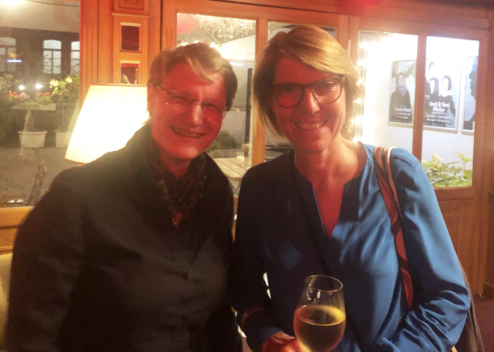 Wiebke mit Bettina Böttinger