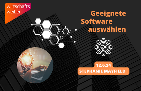 Geeigente Software auswählen.